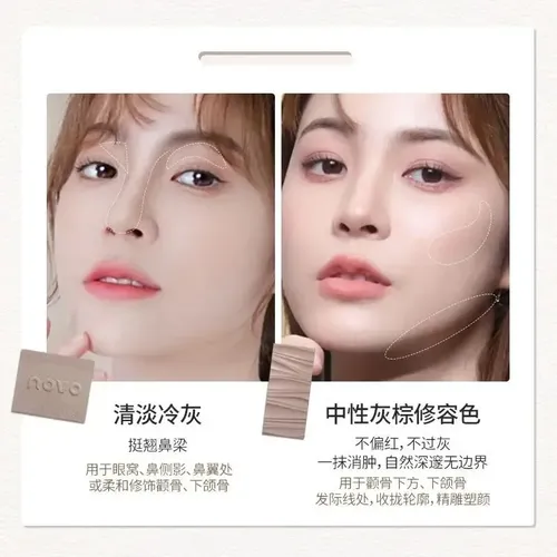 Paleta Para Esculpir Contornear Rostro 3 Tonos Tono del maquillaje 01