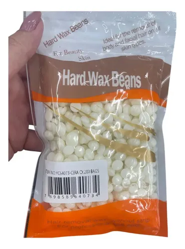 W Bolsa De Cera Depilatoria Elastica Tipo Frijol Natural .