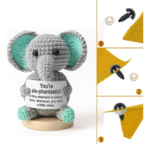 Ojos De Seguridad Para Amigurumi 6 18 Mm 8 Tamaños