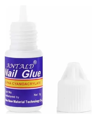 X5 Pegamento Nail Glue Para Uñas Postizas Tips Strass Gotero