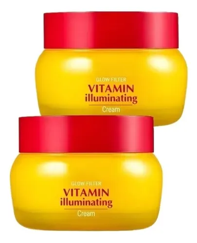 Cccrema Facial Con Vitamina C Glow Filter, Ilumina, Hidrata,