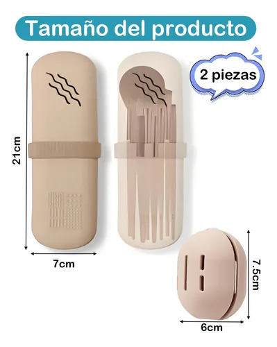 2 Estuches Brochas Maquillaje Silicona Compacto Viajes