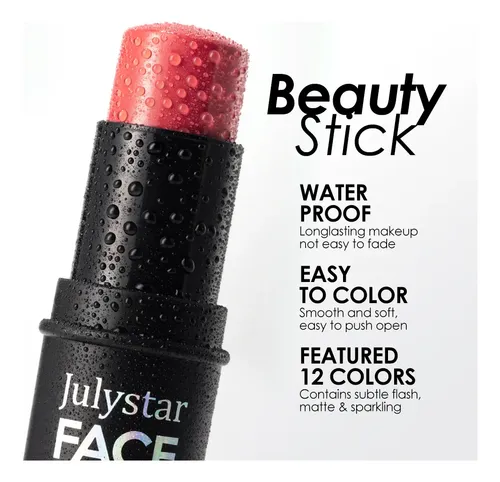 Julystar Kit De Contorno 12 Tonos Iluminador Y Rubor