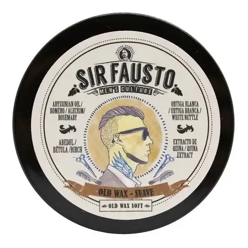 Sir Fausto Barberia Old Wax Pomada Efecto Húmedo Suave 50 Ml