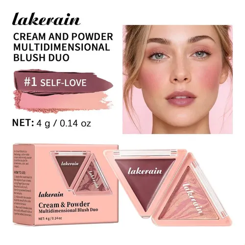 Dúo De Rubor En Polvo Para Mujer, Eyes Lips Face, 4g