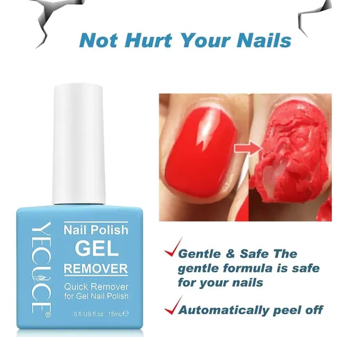 Removedor De Gel Para Uñas 2 Piezas Ledong Azul