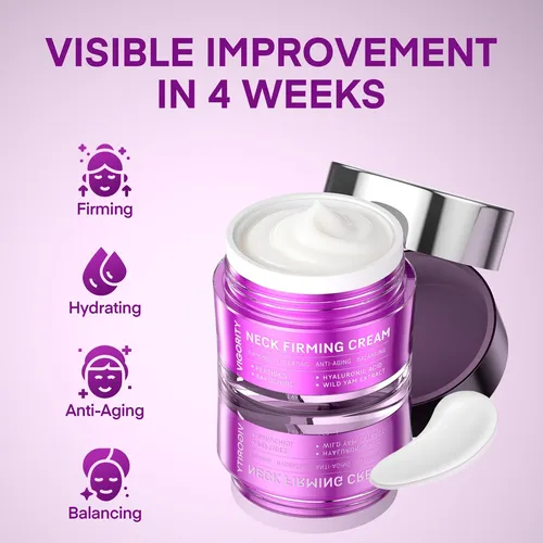 Crema Reafirmante Para Cuello Vigority 3 Unidades Con Péptid