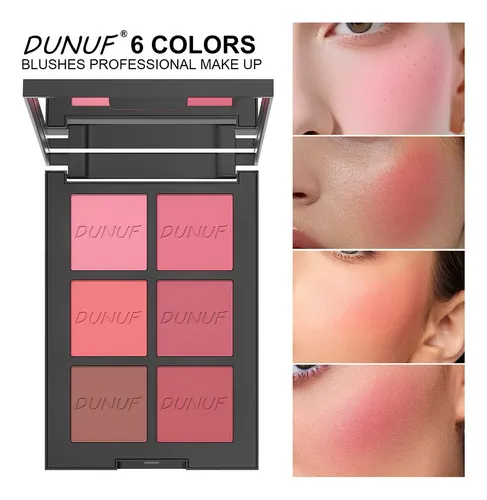 Set De Maquillaje Paleta De Rubores 6 Colores Para Mujer