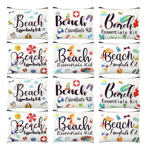 Bolsa De Maquillaje Chunful Summer Themes, Lona, 25 X 19 Cm,