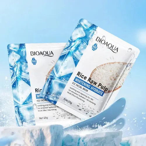 Mascarilla Facial Blanqueadora De Arroz Bioaqua X1