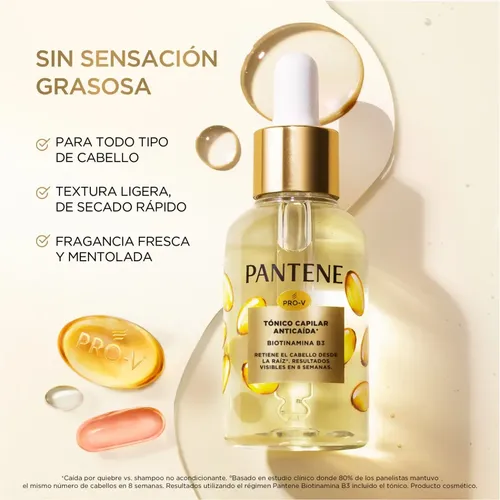 Tónico Capilar Anticaída+ Pantene Biotinamina B3 52 Ml