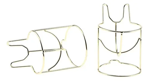 +2pcs Sponge Maquillaje De Esponja De Maquillaje Soporte De  Luxury Gold