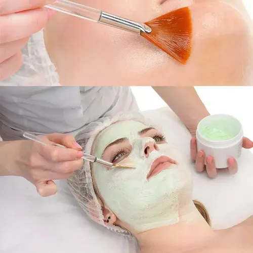 Brochas Faciales 4 En 1 Para Máscara, Abanico, Cepillo Y Más