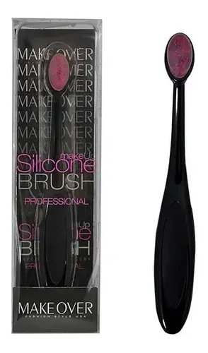 Brocha Para Maquillaje De Silicona 4743 Makeover Color Negro