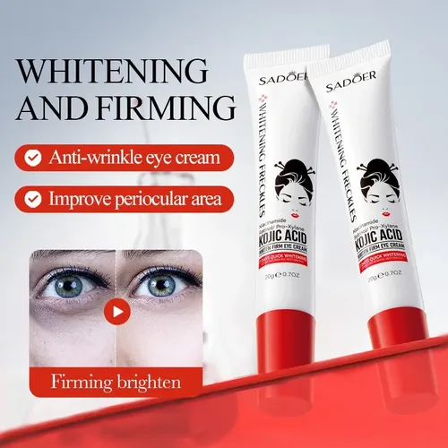 Crema Contorno De Ojos Sadoer Con Ácido Kójico Y Retinol Todo Tipo De Piel Día/noche