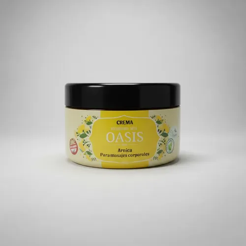 Crema Hierbas Del Oasis Para Masajes Corporales Con Árnica