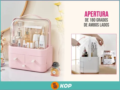 Organizador De Maquillaje Portatil Escritorio Porta Cosmetic
