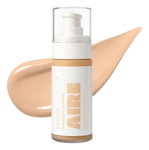 Base De Maquillaje Fluida Regina Aire Serum Niacinamida 30ml 01 Claro
