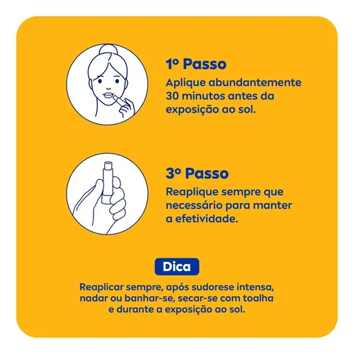 NIVEA Bálsamo Labial Sun Protect FPS 30 4,8g, Hidratación Intensa 24h, Protección Solar, Cuidado Diario, Manteca de Karité