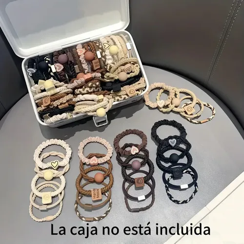 Colitas Para El Pelo Elásticas X25 Mujer