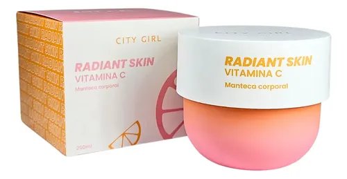 Manteca Corporal Hidratante De Vitamina C 250ml City Girl