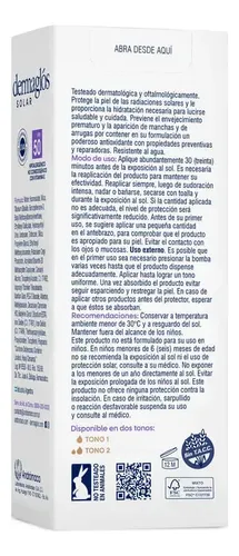 Protector Solar Facial Dermaglós Fps 50 Con Color X 50 G