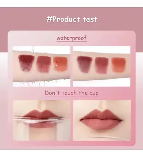 Pack de 3 Labiales Líquidos PTwoP Mate Efecto Terciopelo de Larga Duración