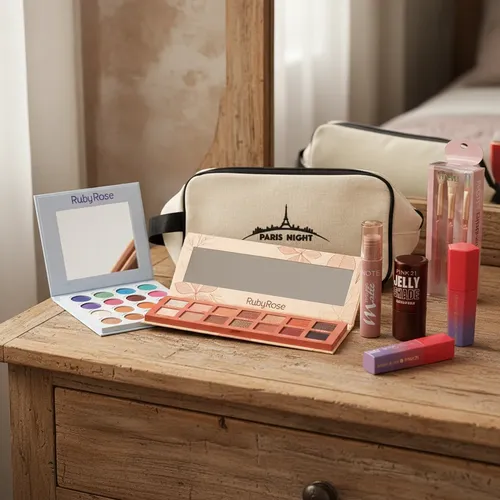 Set Belleza Todo En Uno Con Neceser Maquillaje