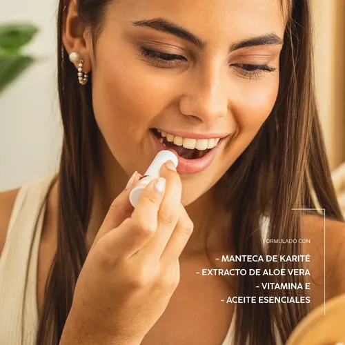 Balsamo labial Hidratante color Nude Chocolate Pura Soap