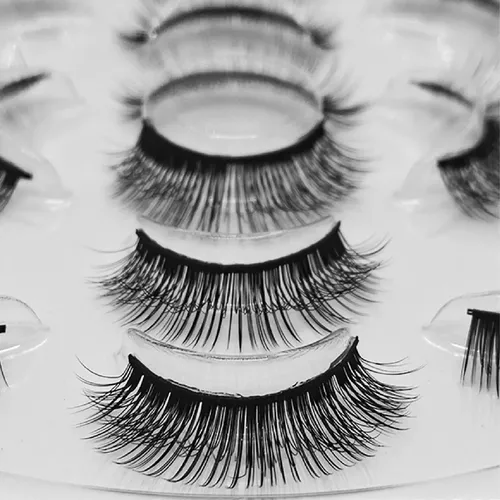 Pack Pestañas 3d Pelo Natural Postizas 7 Pares The Seven