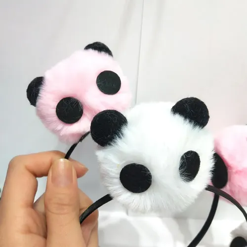 2 Diademas De Peluche Con Forma De Oso Para Fiestas, Pelo De