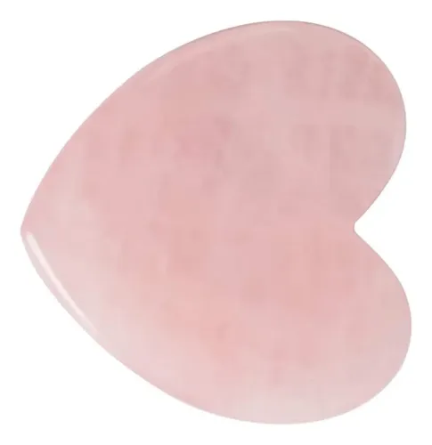 Gua Sha Jade Natural Corazón Masaje Facial Y Corporal