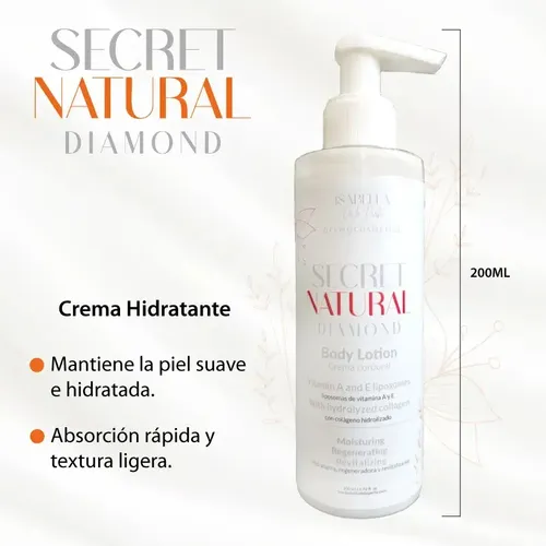 Crema Hidratante Con Colageno Hidrolizado Isabella 200ml