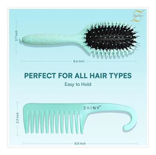 Definidor De Rizos Zainy Cepillo Para Pelo Rizado Set &…