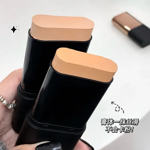 Base Maquillaje Barra Stick Foundation Brocha Larga Duracion