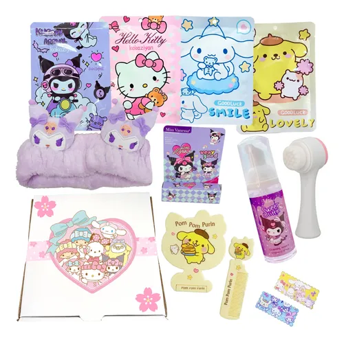 Box Skincare Asiatico Kawaii Todas Las Edades Sanrio Kuromi