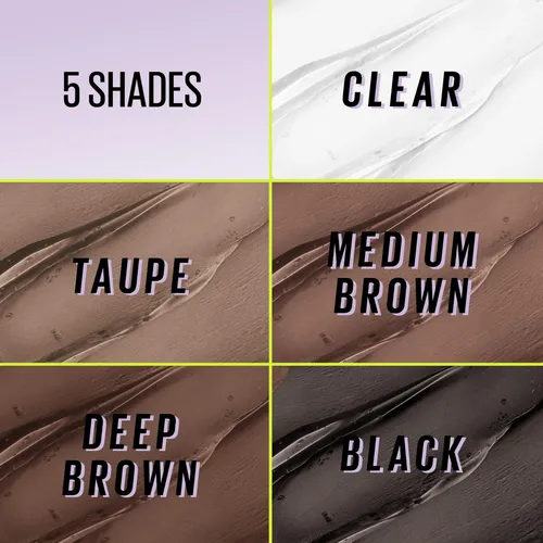 Gel Adhesivo Para Cejas Maybelline Super Lock, Impermeable,