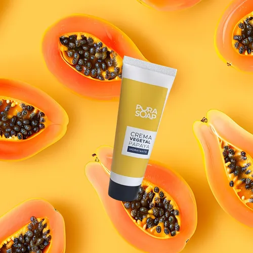 Crema Hidratante de Papaya para Manos Secas y Agrietada y de Rápida Absorción