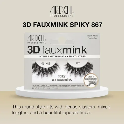 Pestañas Postizas Ardell 3d Faux Mink Lashes 867