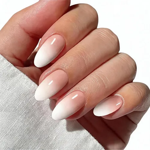Gel De Uñas Jmeowio Apricot White Gradient (20 Tiras +