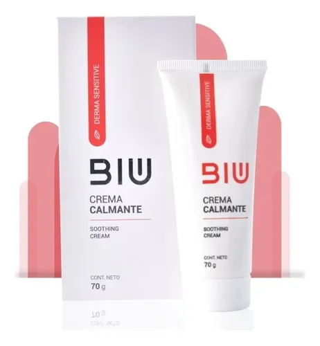 Biu Crema Calmante Derma Sensitive 70g Piel Reactiva Tipo de piel Sensible
