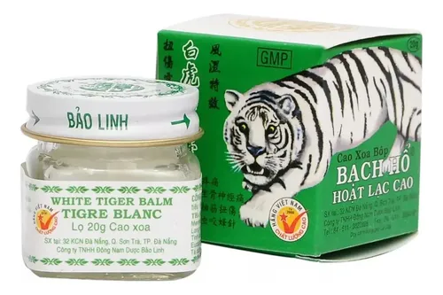 Bálsamo Pomada China Blanca Mentol Dolores Musculares