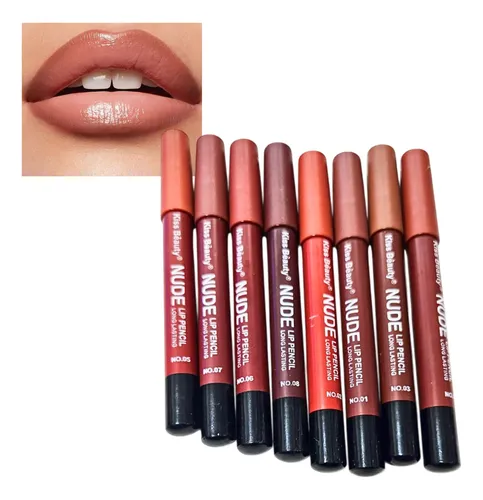 Delineadores Labiales Pack Tonos Tendencia X8 Espectacular