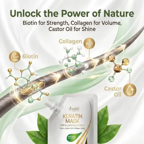 Mascarilla Capilar Vitamins Hair Cosmetics Keratina 100ml