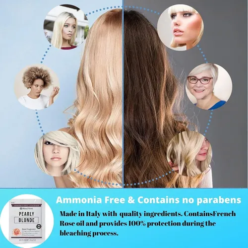 Kit De Decoloración Sin Amoníaco Blond Forte 20 Volumen