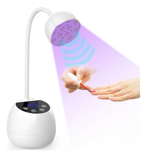 Lámpara De Uñas Led Uv Inalámbrica De 36 W, Mini