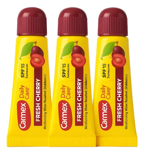 Carmex Bálsamo Labial Cherry Pack X3 Original Usa Frío