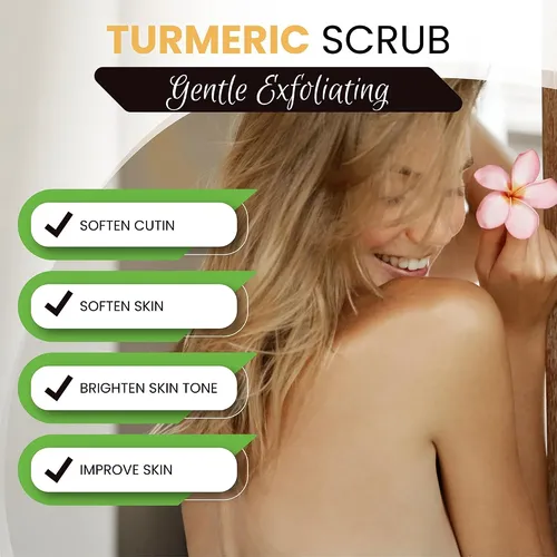 Exfoliante Corporal De Cúrcuma – Exfoliante Natural Hecho A.