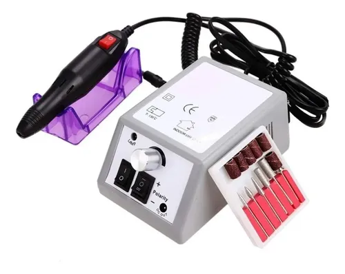 Set Torno Uñas Manicuría Profesional Variación Velocidades