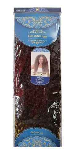 Cortina De Pelo Rizado Orgánicas Afro 4,50 Metros Reales !! Color #4 Castaño